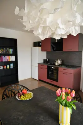 Küche/Küchenzeile in der Unterkunft Komfort-Apartment - 93m2 - Zentral - Nähe Stadtpark