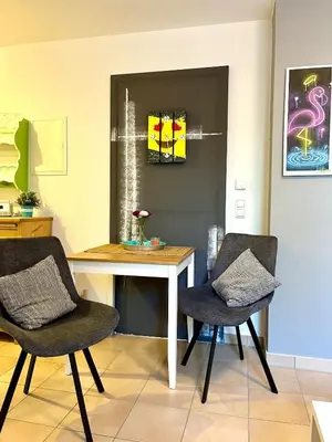 Grundriss der Unterkunft Schönes Appartement mit Terrasse und nur 5 Min zur SBahn