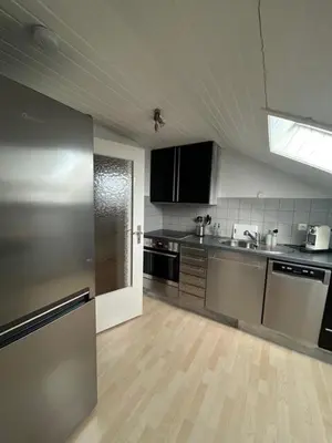 Küche/Küchenzeile in der Unterkunft Schöne Ferienwohnung in Landsberg am Lech