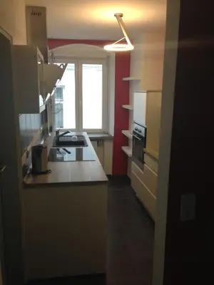 Küche/Küchenzeile in der Unterkunft Brecht Apartments