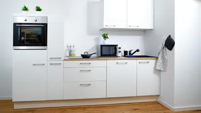 Küche/Küchenzeile in der Unterkunft Zentral und Modern, komfortable Luxuswohnung, Isarnähe