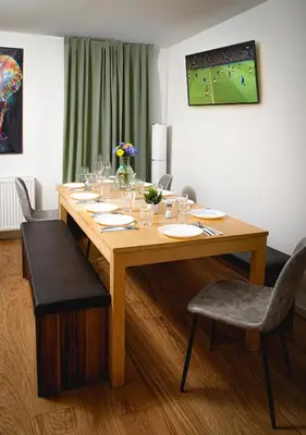 Grundriss der Unterkunft Zentral und Modern, komfortable Luxuswohnung, Isarnähe