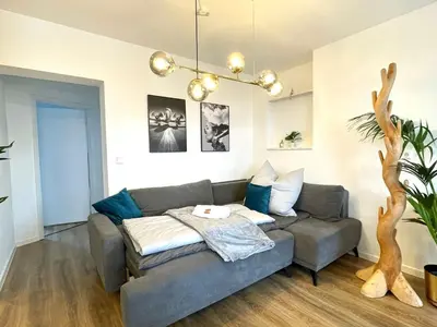 Ein Sitzbereich in der Unterkunft YAYstay - 