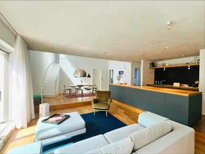 Grundriss der Unterkunft Garten-Maisonette am See und Loft am See mit Dachterrasse