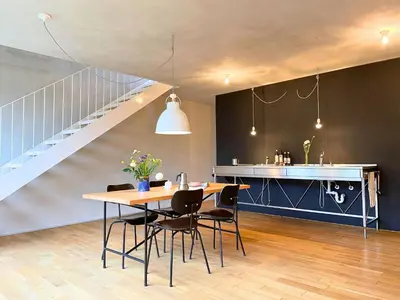 Grundriss der Unterkunft Garten-Maisonette am See und Loft am See mit Dachterrasse