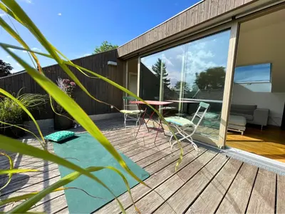 Grundriss der Unterkunft Garten-Maisonette am See und Loft am See mit Dachterrasse