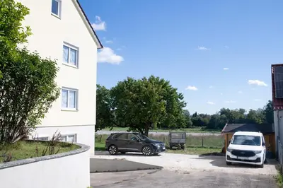 Das Gebäude in dem sich die Ferienwohnung befindet