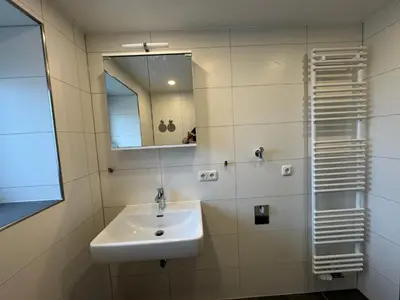 Ein Badezimmer in der Unterkunft W&P Living Wohnung mit Ausblick - Parkplatz