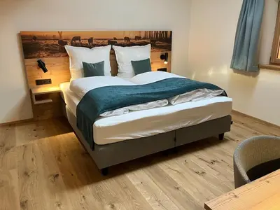 Ein Bett oder Betten in einem Zimmer der Unterkunft Moarhof Hackling - Ferienwohnung Anian