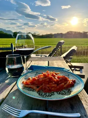 Essen im Ferienhaus oder in der Nähe