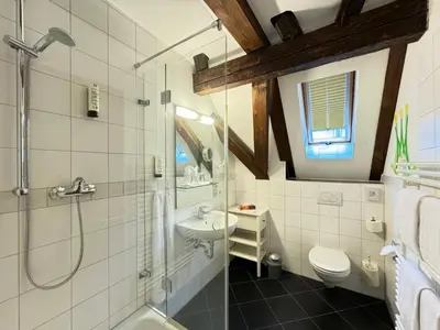 Ein Badezimmer in der Unterkunft Hotel Haimerlhof