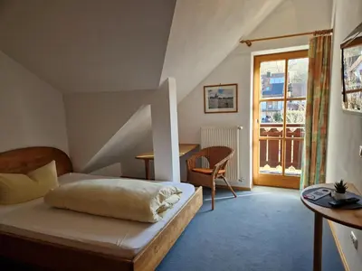 Ein Bett oder Betten in einem Zimmer der Unterkunft Pension Aufeld