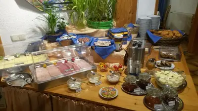 Essen in der Pension oder in der Nähe