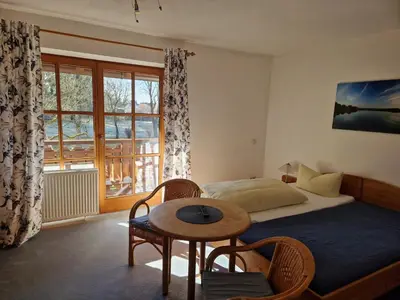 Ein Bett oder Betten in einem Zimmer der Unterkunft Pension Aufeld