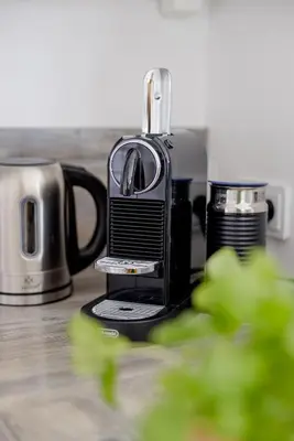 Kaffee-/Teezubehör in der Unterkunft UNiQE I Luxuriöses 145qm Apartment