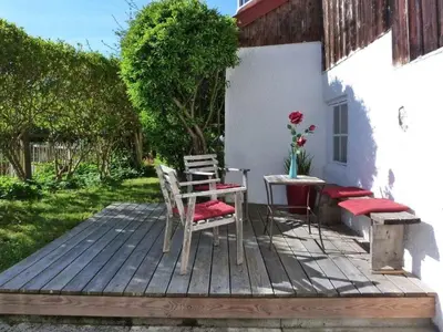 Ein Garten an der Unterkunft Freiraum Ferienwohnung