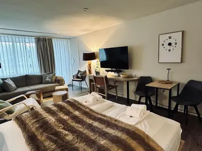 TV/Unterhaltungsangebot in der Unterkunft Apartment Schlierseeperle