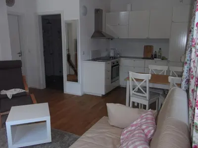 Küche/Küchenzeile in der Unterkunft Ferienwohnung Vitalis