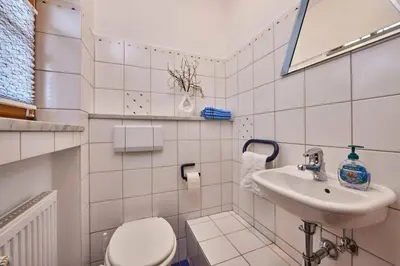 Ein Badezimmer in der Unterkunft Ferienhaus Schnackenhaeusl
