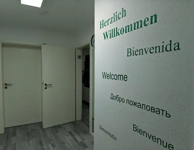 Grundriss der Unterkunft Modern Apartments Neuburg S - NEU - 2 Zimmer, Parkplatz, Wi-Fi, TV, Küche
