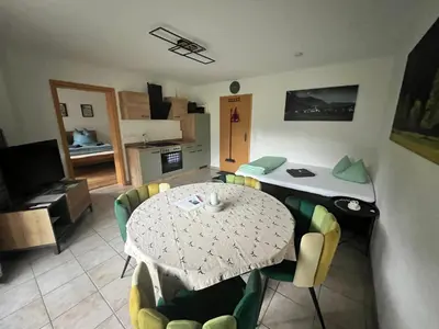 TV/Unterhaltungsangebot in der Unterkunft Ferienwohnung Mühlleiten