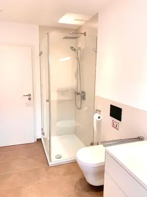 Ein Badezimmer in der Unterkunft Zimmer Ingolstadt Süd gute Busverbindung HBF, Stadt, Airbus & Audi