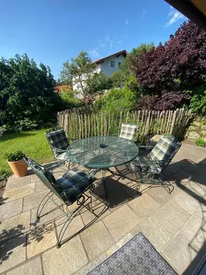 Ein Garten an der Unterkunft Ferienwohnung Witt