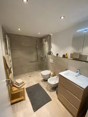 Ein Badezimmer in der Unterkunft Ferienwohnung Witt