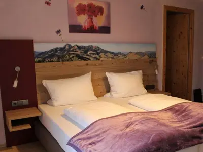 Ein Bett oder Betten in einem Zimmer der Unterkunft with mountain view Comfortable holiday residence