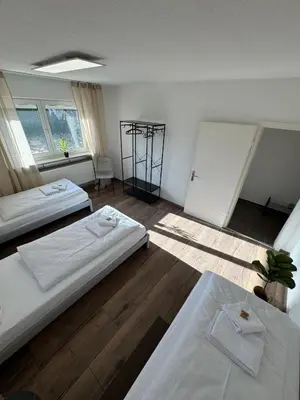 Ein Bett oder Betten in einem Zimmer der Unterkunft Bavaria Home - no 5
