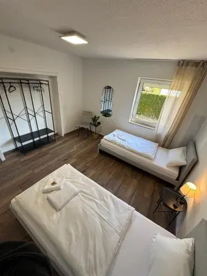 Ein Bett oder Betten in einem Zimmer der Unterkunft Bavaria Home - no 5