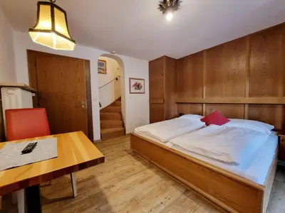 Ein Bett oder Betten in einem Zimmer der Unterkunft Ferienhaus Goldenes Landl