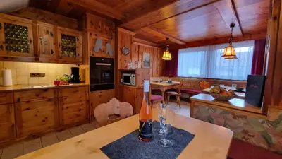 Küche/Küchenzeile in der Unterkunft Ferienhaus Goldenes Landl