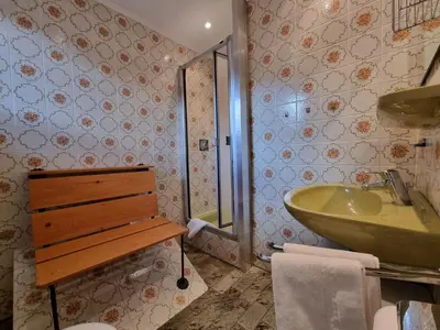 Ein Badezimmer in der Unterkunft Ferienhaus Goldenes Landl