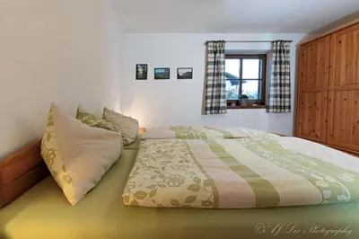 Ein Bett oder Betten in einem Zimmer der Unterkunft Fewo Amelie