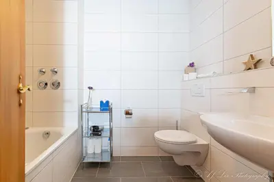 Ein Badezimmer in der Unterkunft Fewo Amelie