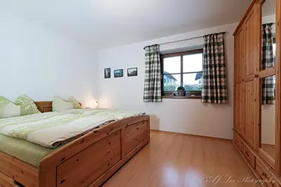 Ein Bett oder Betten in einem Zimmer der Unterkunft Fewo Amelie
