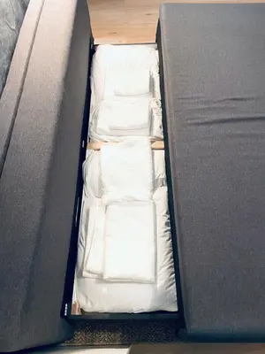 Ein Bett oder Betten in einem Zimmer der Unterkunft Osterurlaub im Alpenidyll für 4 mit Sonnenterrasse