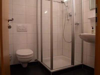 Ein Badezimmer in der Unterkunft Gästehaus Roming