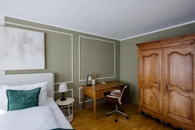 Ein Sitzbereich in der Unterkunft Lumen Homes - Altstadt-Residenz, direkt im Zentrum, geräumiges Apartment mit 5 Zimmern, Küche