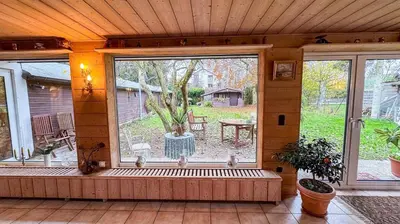 Ein Garten an der Unterkunft Stadtgarten Oase