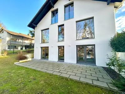 Das Gebäude in dem sich die Ferienwohnung befindet
