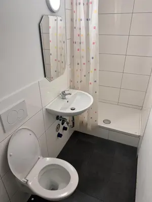 Ein Badezimmer in der Unterkunft Apartments Haar