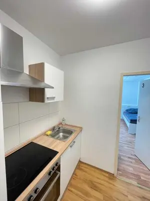 Küche/Küchenzeile in der Unterkunft Apartments Haar