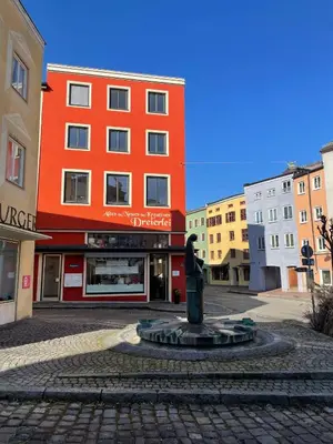 Das Gebäude in dem sich die Ferienwohnung befindet
