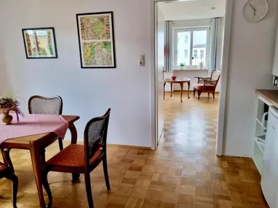Küche/Küchenzeile in der Unterkunft Ferienwohnung Dreierlei