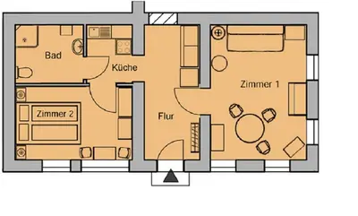 Grundriss der Unterkunft Der Aicher zu Chieming