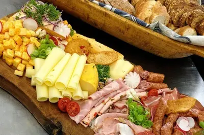 Essen im Gasthaus oder in der Nähe