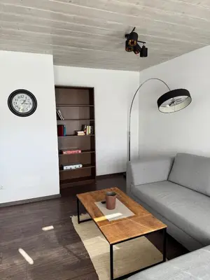 Ein Sitzbereich in der Unterkunft Wohnung `Bergblick`, 2 Zi, 4 Pers, EG mit Terrasse
