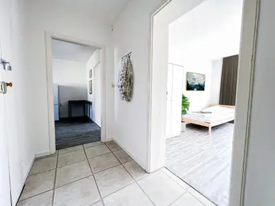 Ein Sitzbereich in der Unterkunft Monteurswohnungen in Augsburg und Umgebung